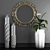 Elegant Classic Wall Mirror 3D model small image 1