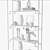 Adjustable Shelf Set 3D model small image 3