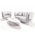 Stanley Furniture Set: Armchair, Sofa, Coffee Table 3D model small image 3