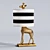 Emily & Meritt Giraffe Table Lamp 3D model small image 1