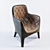 Luxury Leather Chair Sidhu 3D model small image 1