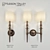 Modern Abington Wall Sconce 3D model small image 1