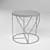 Stylish Arteriors Rourke Side Table 3D model small image 3