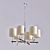 Elegant Inessa Chandelier: D52cm H67cm 3D model small image 1