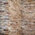 Cornered Brick Wall - 3D Textured Model 3D model small image 1