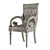 Elegant Versace Vanitas Armchair 3D model small image 3