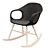 Elegant Rocking Elephant Chair 3D model small image 1