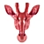 Giraffe Wall Decor: Elegant & Unique 3D model small image 1