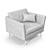  Stylish BoConcept Osaka Chair 3D model small image 3