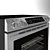 Samsung 30" Electric Range: Ultimate Kitchen Tech 3D model small image 3