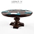 Elegant Maracaibo Round Dining Table 3D model small image 1