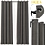 IKEA Sanela and Lill Curtains with Cornise 3D model small image 1