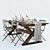 Elegant Leafy Table Decor 3D model small image 2