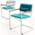 Elegant Thonet S 34 N: Cushioned Comfort! 3D model small image 1