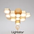 Modern Ceiling Chandelier Lightstar 750123 3D model small image 1