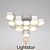 Modern Ceiling Chandelier Lightstar 750123 3D model small image 2