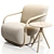 Sleek Corona Chair: Thonet 2001 3D model small image 1