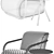 Sleek Corona Chair: Thonet 2001 3D model small image 3