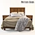 Florian Bed: Timeless Elegance for Your Bedroom 3D model small image 1