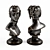 Elegant Chelini Art Sculpture 3D model small image 2