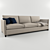 Sophisticated Nailhead Accent Sofa 3D model small image 1