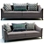 Supreme Comfort Sofa 3D model small image 1