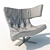 Cozy Roxy Armchair: Perfect Comfort for Your Home 3D model small image 2