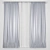 Silk Drapes with Dense Tulle 3D model small image 1