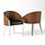 Cooper Armchair: Elegant and Comfortable 3D model small image 3
