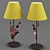 Gialo Table Lamp - 400x860 (h) 3D model small image 2