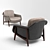 
"Stylish Stella Armchair by Espasso 3D model small image 3