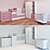 Enchanting Fairy Kids Furniture 3D model small image 1