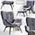 EJERSLEV Armchair with Pouf - Stylish and Comfortable 3D model small image 1