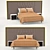 Contrast Maxi Letto: Stylish and Comfortable Bed 3D model small image 1