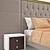 Contrast Maxi Letto: Stylish and Comfortable Bed 3D model small image 2