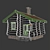  Rustic Logwood Bathhouse 3D model small image 2