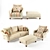 RoyBosh Batler Sofa Set 3D model small image 1