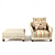 RoyBosh Batler Sofa Set 3D model small image 3