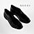 Gucci Men's Leather Shoes 3D model small image 2
