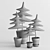 Title: Tilda's Textile Christmas Trees 3D model small image 2