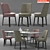 Elegant Flexform Dining Set 3D model small image 1