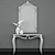 Elegant Chippendale Mirror: Timelessly Classic Design 3D model small image 3