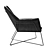 Modern Reversible Cushion Chair 3D model small image 2