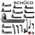 Schuco Door & Window Hardware Set 3D model small image 1