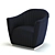 Luxurious KOKET Mia Chair - Stylish Comfort 3D model small image 1