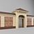 Elegant Textured Entrance 3D model small image 1