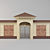 Elegant Textured Entrance 3D model small image 2