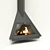 Elegant Fire Corner: TRAFORART Foxi 3D model small image 1