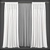 Elegant Curtains with Sheer 3D model small image 1