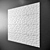 Glossy White Ceramic Wall Tile 3D model small image 2